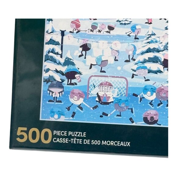 Tim Hortons A Snowy Timbits Night 500 Piece Jigsaw Puzzle 18 x 24 New Sealed - Picture 3 of 9